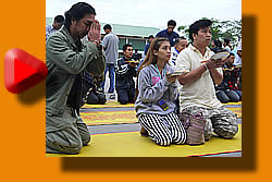 Morgens vor dem Tattoo Festival 2011 in Wat Bang Phra